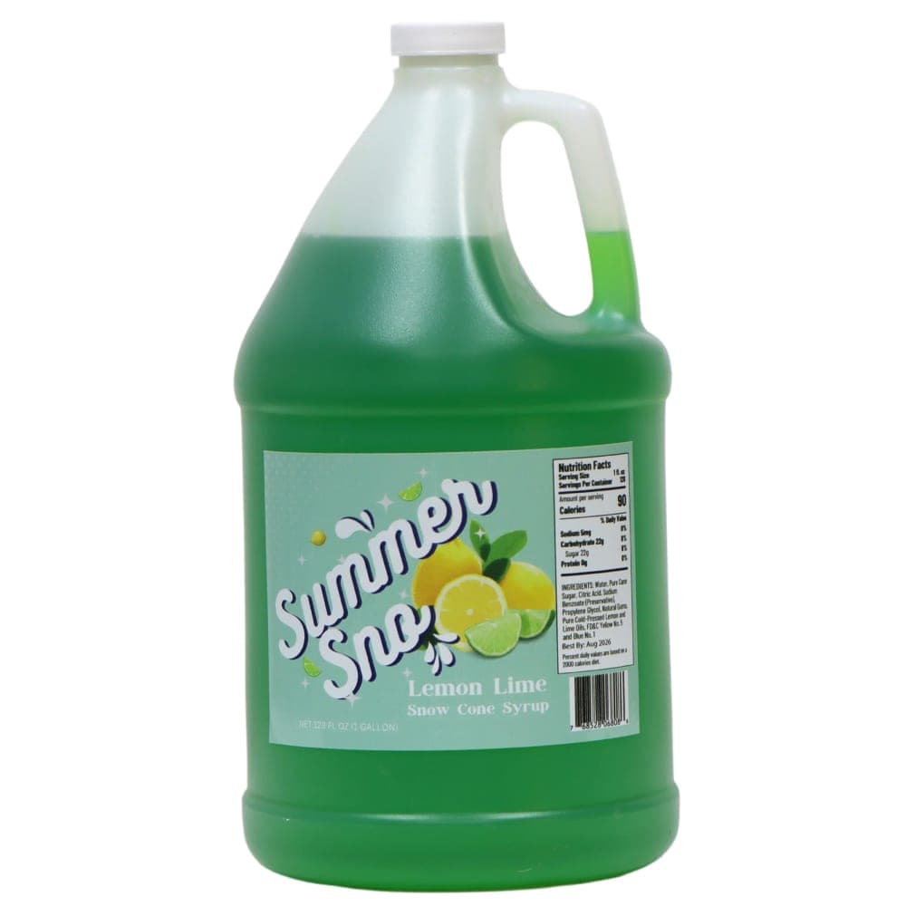 Paragon 1 gal Summer Sno Lemon Lime Snow Cone Syrup (6808)