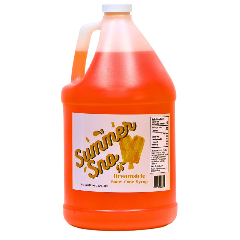 Paragon 1 gal Summer Sno Dreamsicle Snow Cone Syrup (6835)