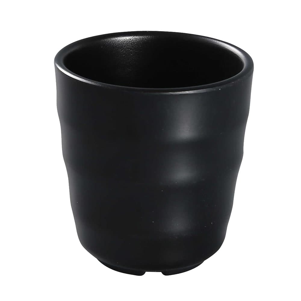 Yanco BP-9305 7 oz Melamine Tea Cup, Black