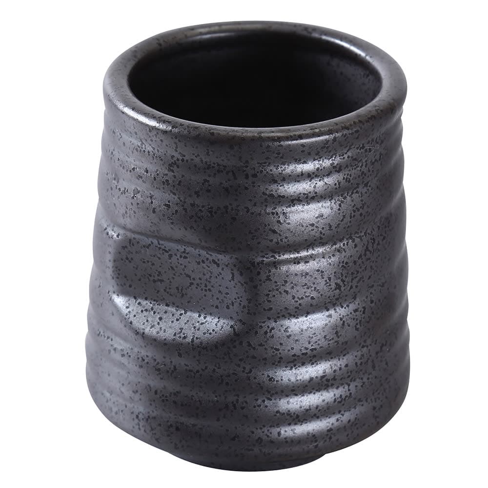 Yanco DB-9303 10 oz Diamond Black Tea Cup - Porcelain, Dark Bronze