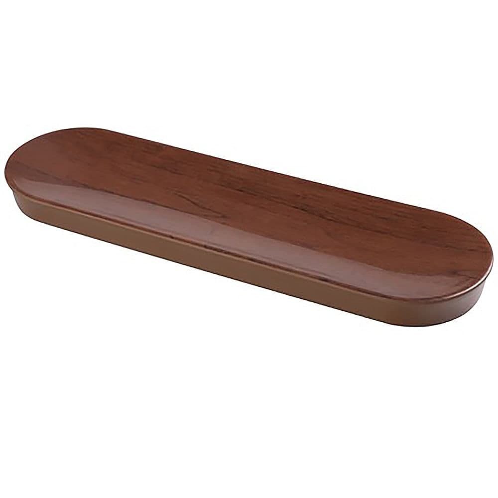 Yanco WL-711 Melamine Tray - 11 1/2" x 3 1/2", Wood Grain