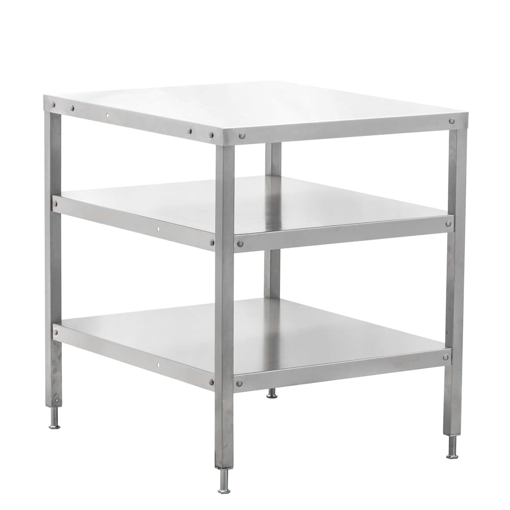 Hobart CUTTER-TABLE4 Table 205026 Model w/ Feet & 2 Shelves for Food Cutters 27x32"