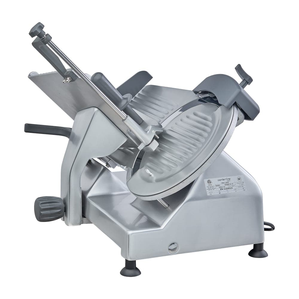 Ecoline by Hobart ECO12 Manual Meat & Cheese Slicer w/ 12" Blade, Belt Driven, Aluminum, 1/2 hp