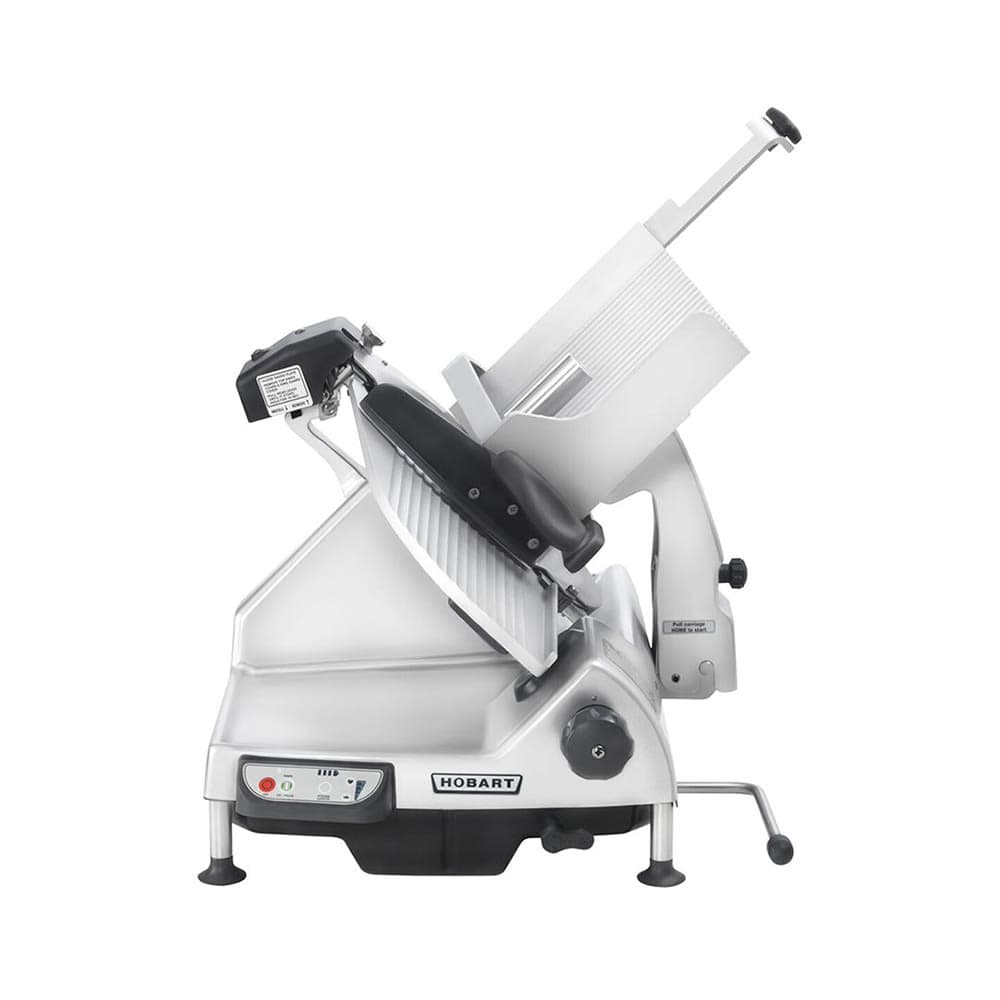Hobart HS9N-1 Automatic Meat & Cheese Slicer w/ 13" Blade, Belt Driven, Aluminum, 1/2 hp