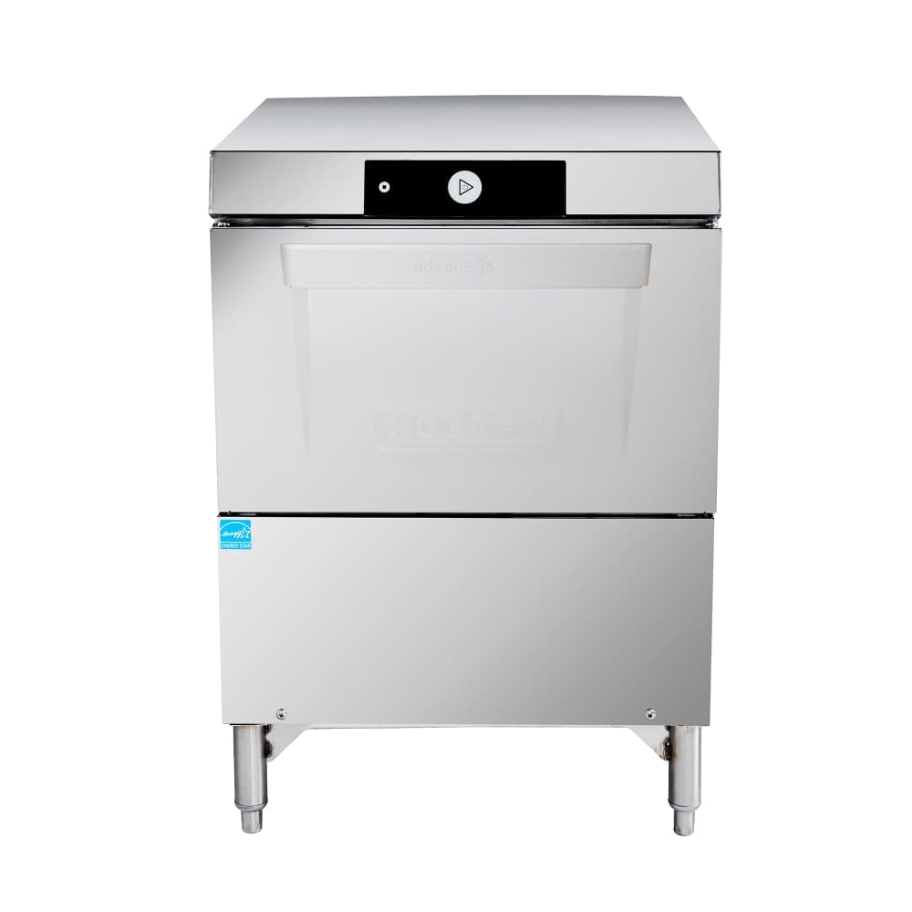 Hobart LXGNPR-1 Advansys™ Low Temp Rack Undercounter Glass Washer w/ 38 Racks/hr Capacity, 120v