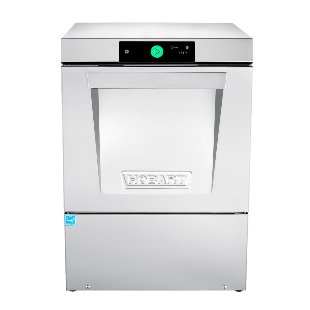 Hobart LXNR-5 LXn Series High Temp Undercounter Dishwasher w/ 30 Racks/hr Capacity, Built-in Booster, 208-240v/3ph