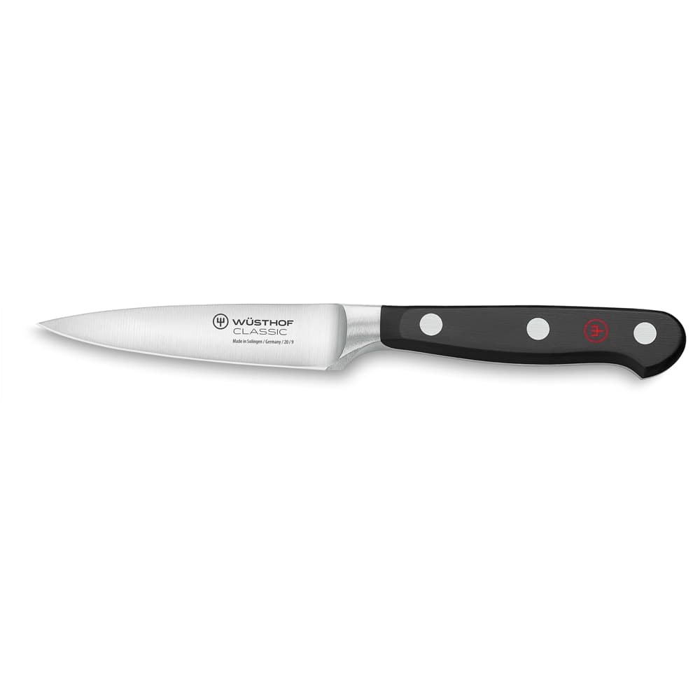 Wusthof 3 1/2" Paring Knife - Straight Edge, Full Tang, Forged (1040100409)