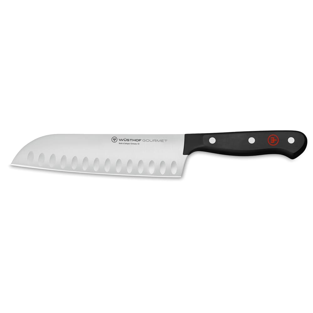Wusthof 7" Santoku Knife - Hollow Edge, Full Tang (1025046017)