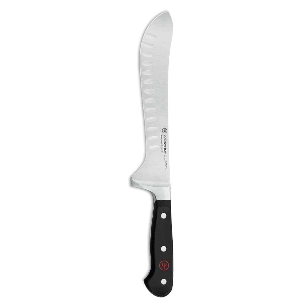 Wusthof 8" Butcher Knife w/ Black Plastic Handle, High Carbon Stainless Steel (1040107120)