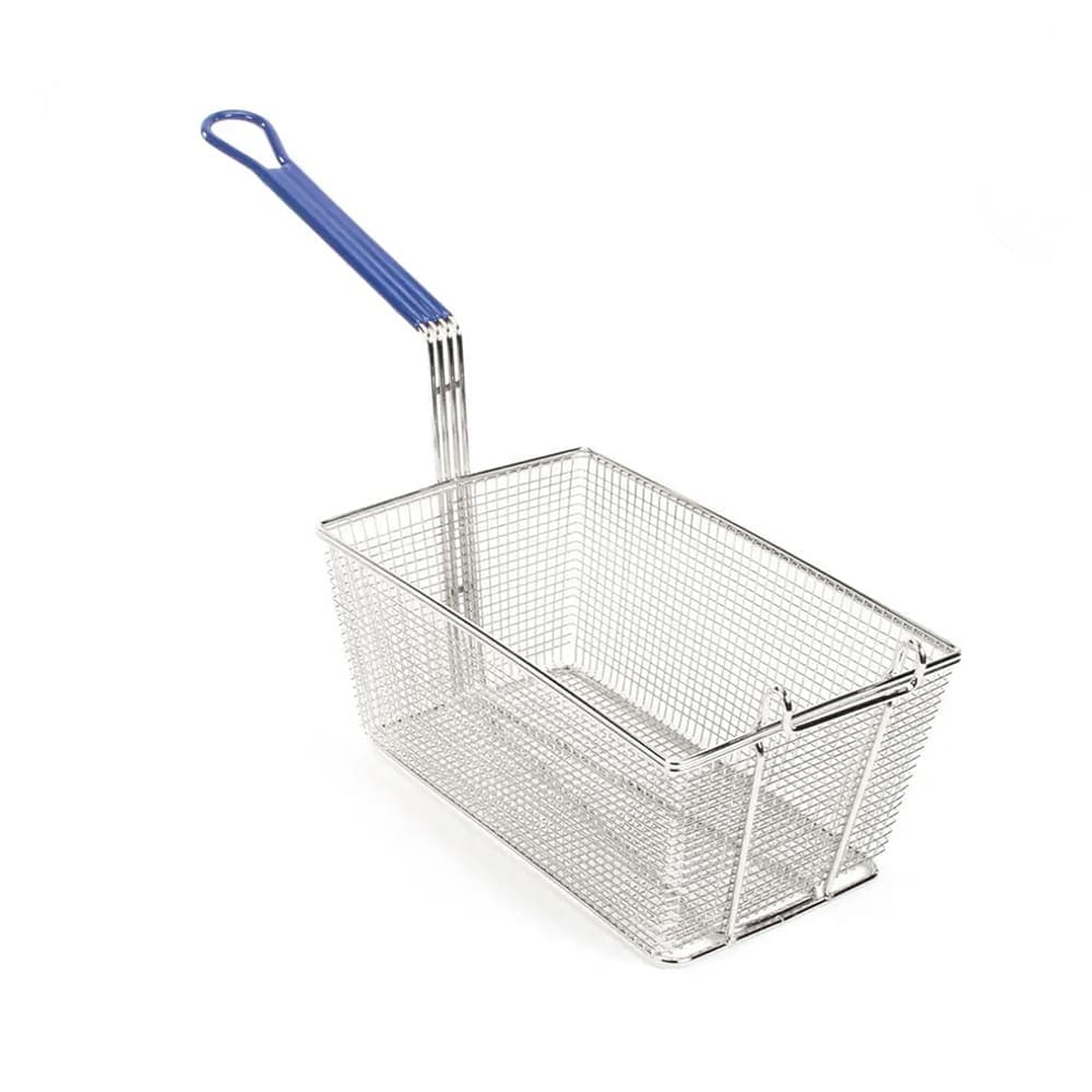 Parts Town Fryer Basket w/ Coated Handle & Front Hook, 13 1/4" x 8 1/2" x 5 3/4" (PTA4500305)