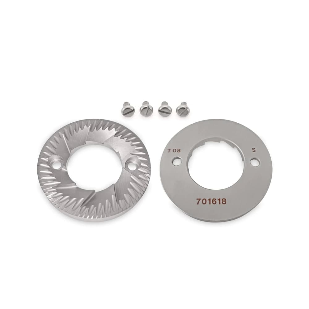 Mahlkonig 701619 80mm Diameter Burrs for E80S and E80S GbW Espresso Grinders, Hardened Special Steel