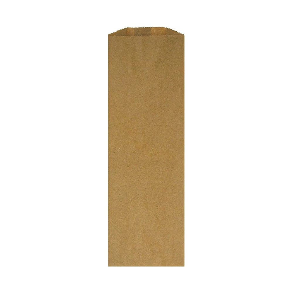 AJM Packaging Quart Size Liquor Bag - 16&quot; x 4 1/4&quot;, Kraft Paper (LQ35NP5C)