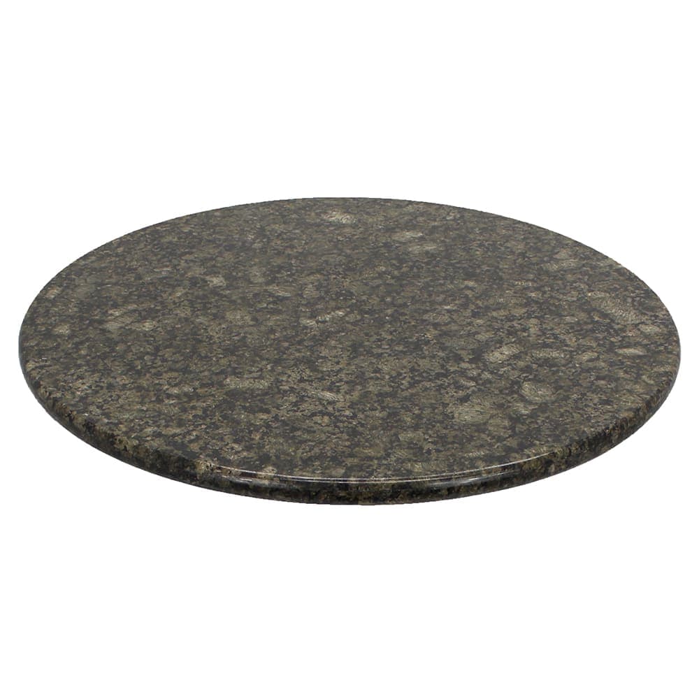 Art Marble 30" Round Granite Table Top - Indoor/Outdoor, Uba Tuba (G20330RD)