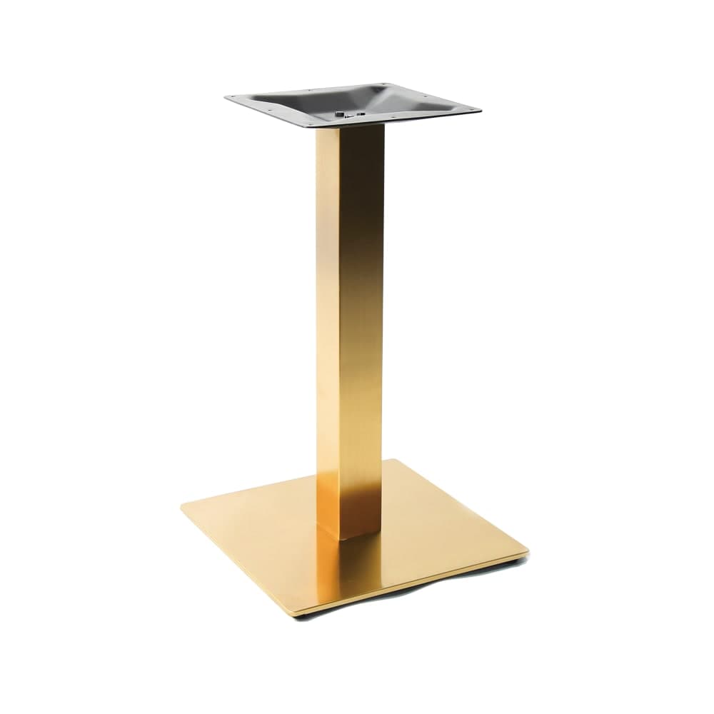 Art Marble 40 3/4" Bar Height Table Base - Indoor/Outdoor, Stainless Steel, Gold (G05-17H)