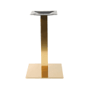 Art Marble 40 3/4" Bar Height Table Base - Indoor/Outdoor, Stainless Steel, Gold (G05-17H) thumbnail 2
