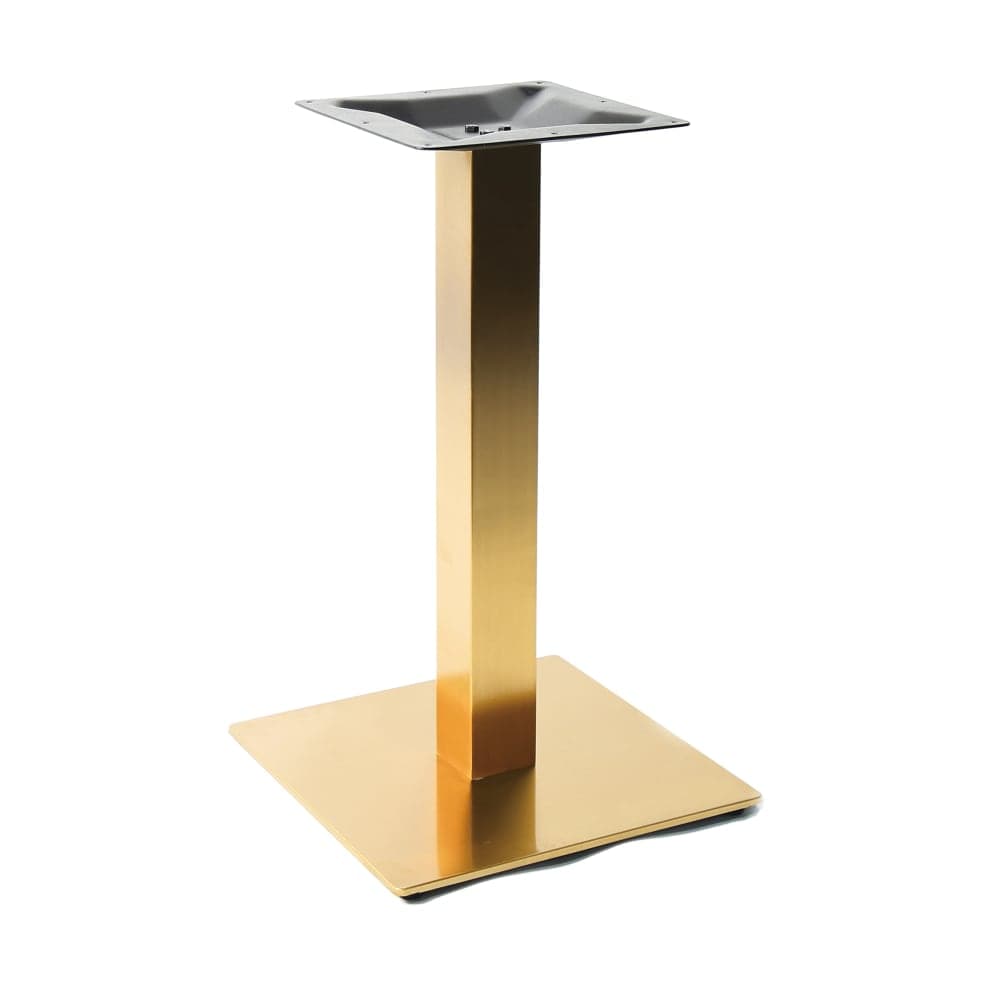 Art Marble 40 3/4" Bar Height Table Base - Indoor/Outdoor, Stainless Steel, Gold (G05-23H)