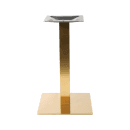 Art Marble 40 3/4" Bar Height Table Base - Indoor/Outdoor, Stainless Steel, Gold (G05-23H) thumbnail 2