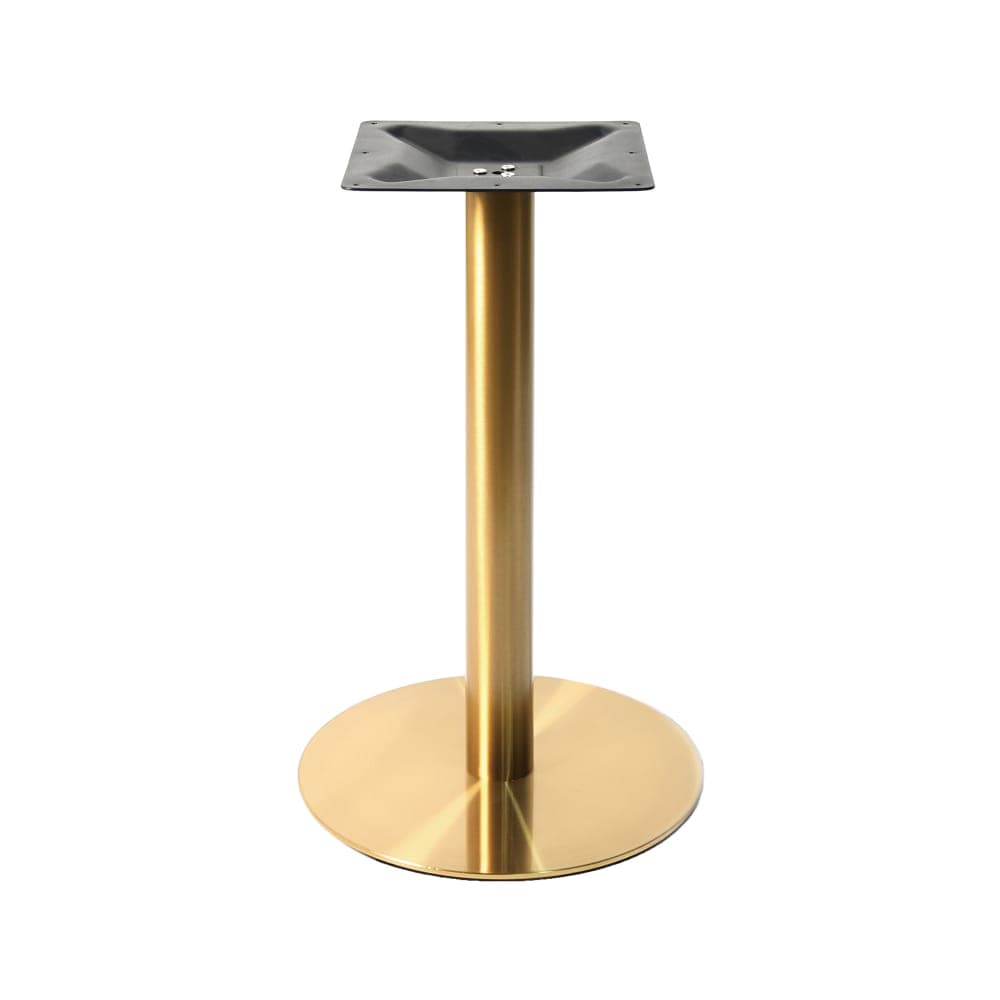 Art Marble 40 3/4" Bar Height Table Base - Indoor/Outdoor, Stainless Steel, Gold (G14-17H)