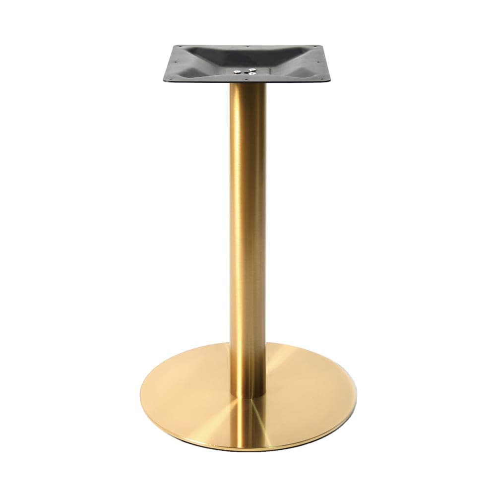 Art Marble 40 3/4" Bar Height Table Base - Indoor/Outdoor, Stainless Steel, Gold (G14-23H)
