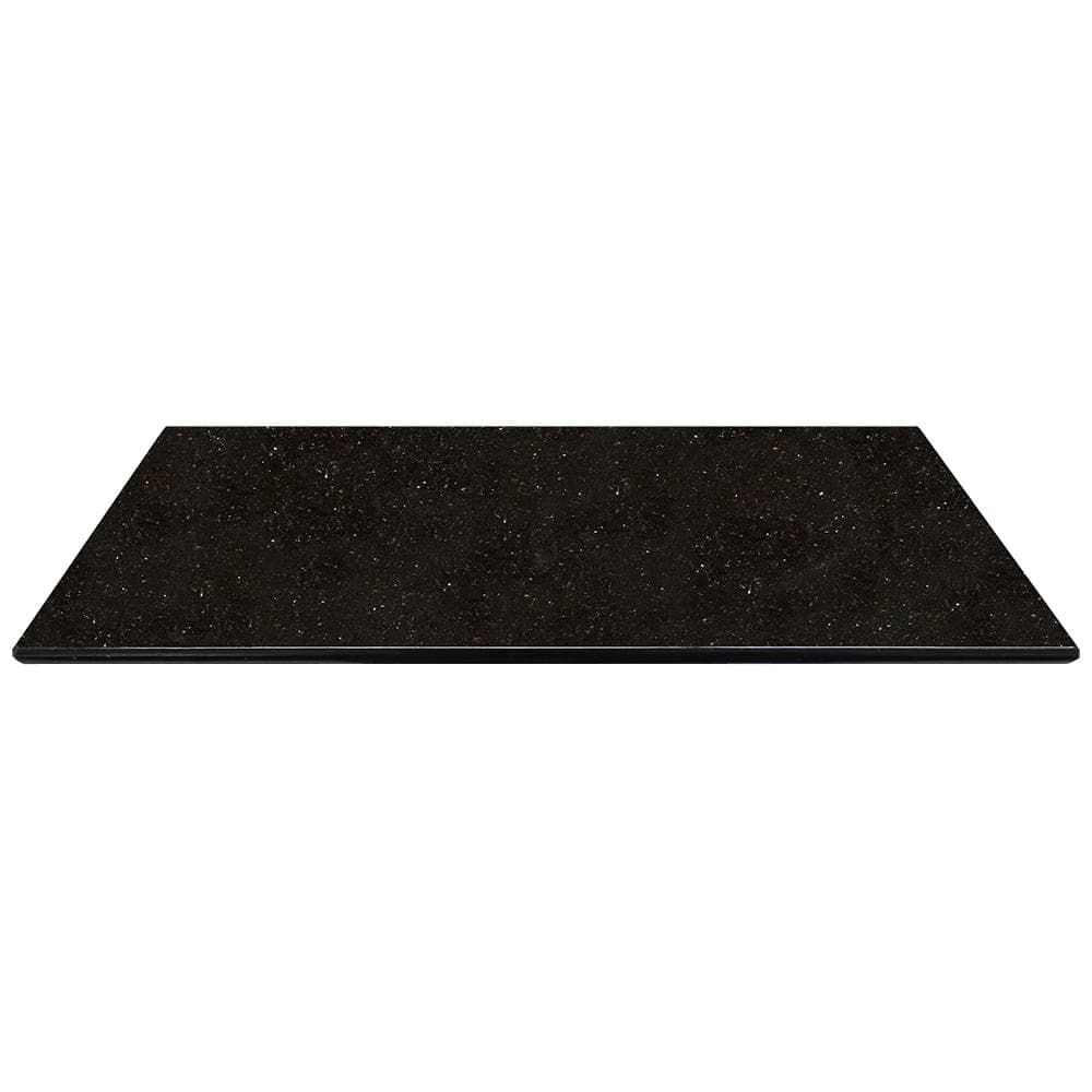 Art Marble 30" x 60" Rectangular Granite Table Top - Indoor/Outdoor, Black Galaxy (G20630X60)
