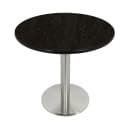 Art Marble 48" Round Granite Table Top - Indoor/Outdoor, Black Galaxy (G20648RD) thumbnail 3