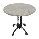 Art Marble 24" Round Granite Table Top - Indoor/Outdoor, Kashmir White (G20824RD) thumbnail 3