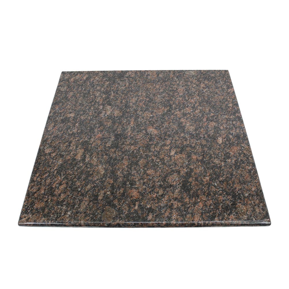 Art Marble 30" Square Granite Table Top, Tan Brown (G21530X30)