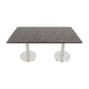 Art Marble 30" x 60" Rectangular Granite Table Top, Tan Brown (G21530X60) thumbnail 2