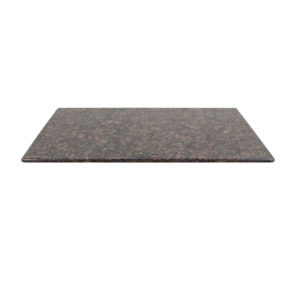 Art Marble 30" x 72" Rectangular Granite Table Top, Tan Brown (G21530X72)