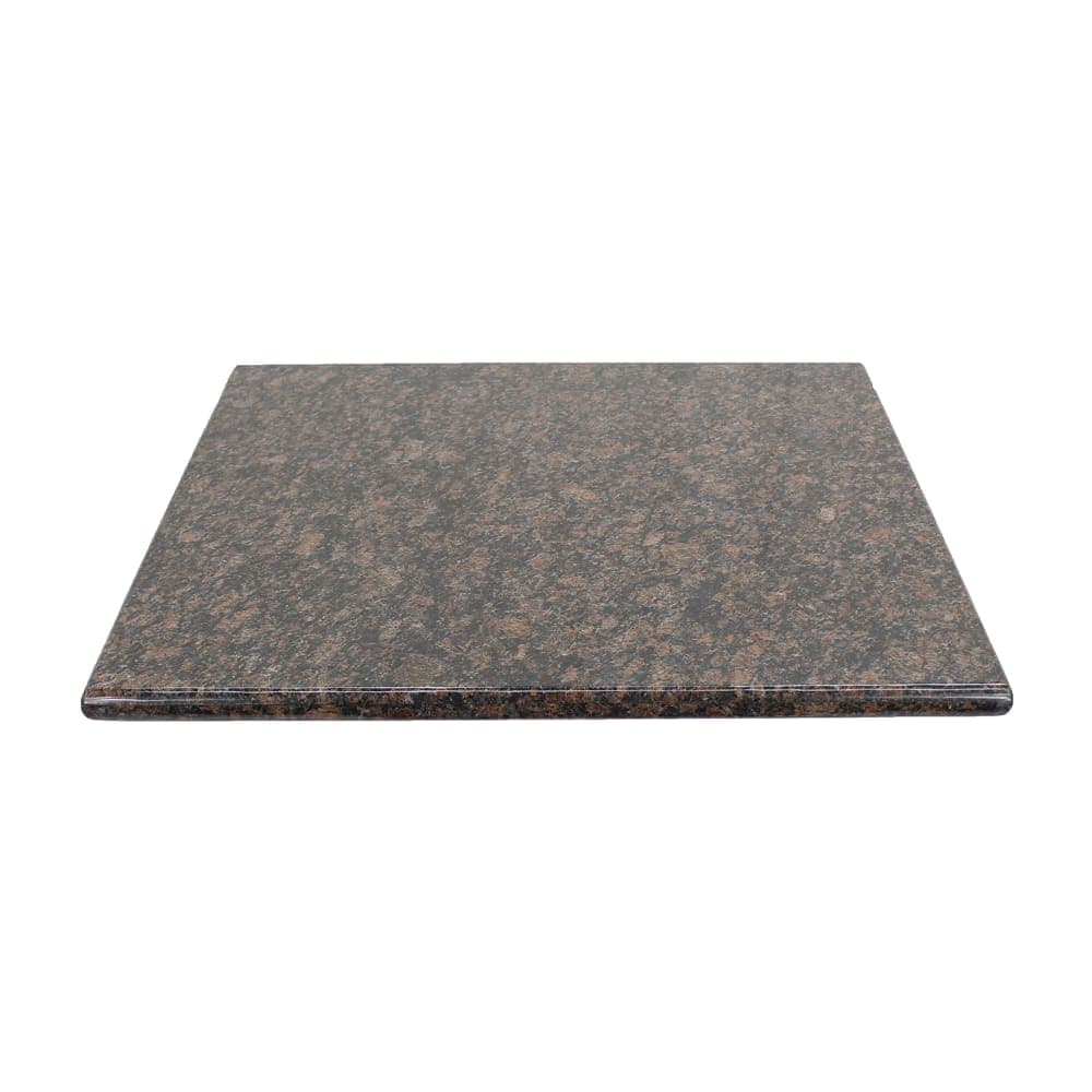 Art Marble 36" Square Granite Table Top, Tan Brown (G21536X36)