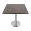 Art Marble 36" Square Granite Table Top, Tan Brown (G21536X36) thumbnail 2