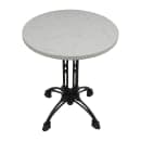 Art Marble 30" Round Quartz Table Top - Indoor/Outdoor, Carrera White (Q40130RD) thumbnail 3