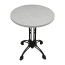 Art Marble 36" Round Quartz Table Top - Indoor/Outdoor, Carrera White (Q40136RD) thumbnail 3
