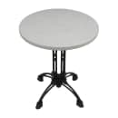 Art Marble 48" Round Quartz Table Top - Indoor/Outdoor, Carrera White (Q40148RD) thumbnail 3