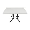 Art Marble 24" x 30" Rectangular Quartz Table Top - Indoor/Outdoor, Snow White (Q40324X30) thumbnail 3