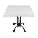 Art Marble 36" Square Quartz Table Top - Indoor/Outdoor, Snow White (Q40336X36) thumbnail 3