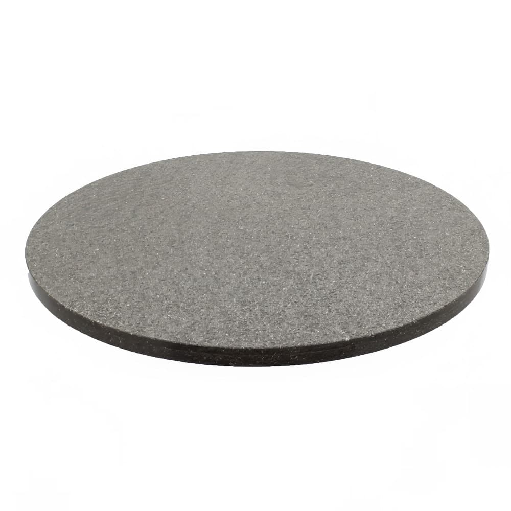 Art Marble 24" Round Quartz Table Top - Indoor/Outdoor, Storm Gray (Q40524RD)