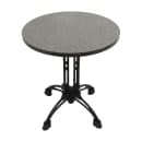 Art Marble 24" Round Quartz Table Top - Indoor/Outdoor, Storm Gray (Q40524RD) thumbnail 3