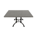 Art Marble 24" x 30" Rectangular Quartz Table Top - Indoor/Outdoor, Storm Gray (Q40524X30) thumbnail 3