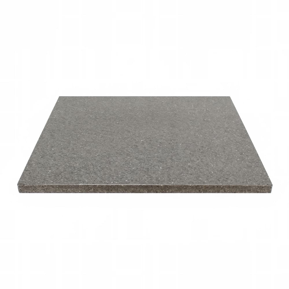 Art Marble 30" Square Quartz Table Top - Indoor/Outdoor, Storm Gray (Q40530X30)