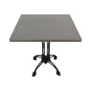 Art Marble 36" Square Quartz Table Top - Indoor/Outdoor, Storm Gray (Q40536X36) thumbnail 3