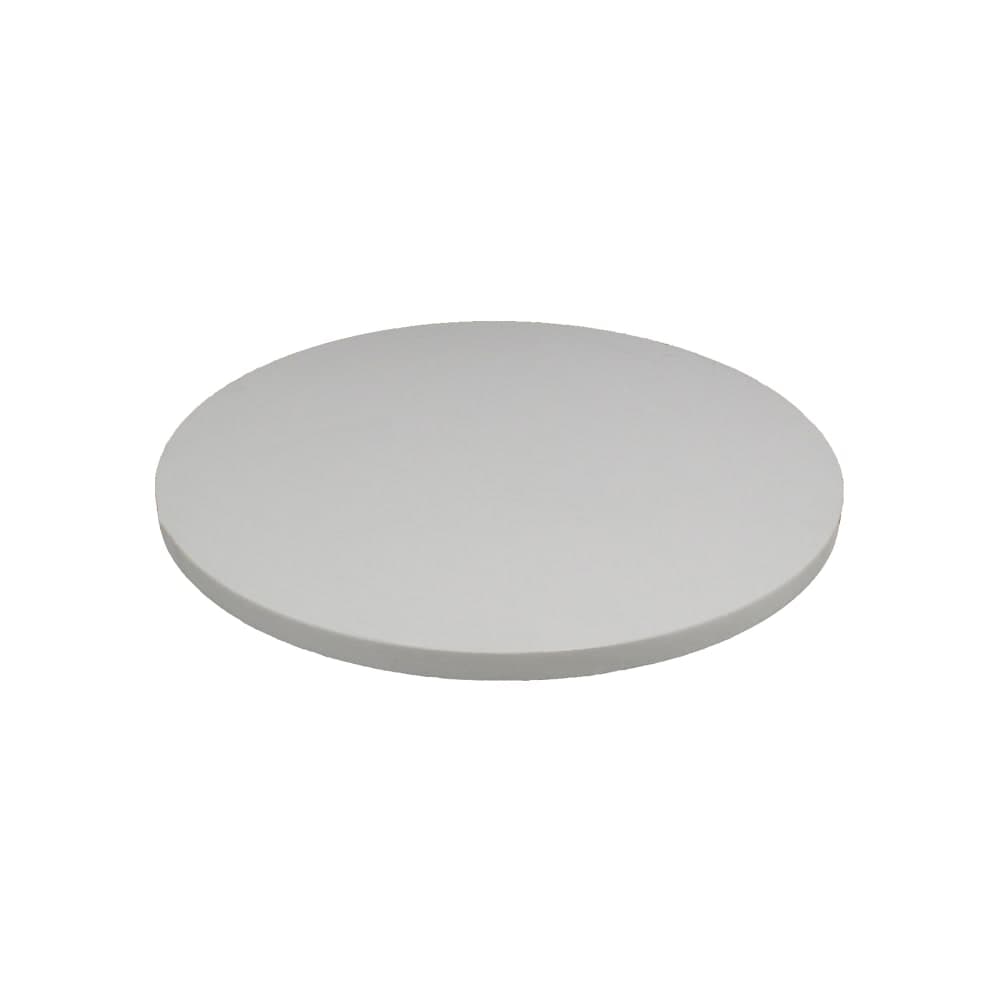 Art Marble 24" Round Quartz Table Top, Winter White (Q41324RD)
