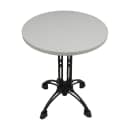 Art Marble 48" Round Quartz Table Top, Winter White (Q41348RD) thumbnail 2