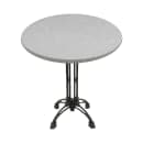 Art Marble 24" Round Quartz Table Top, Nebula Gray (Q41524RD) thumbnail 2