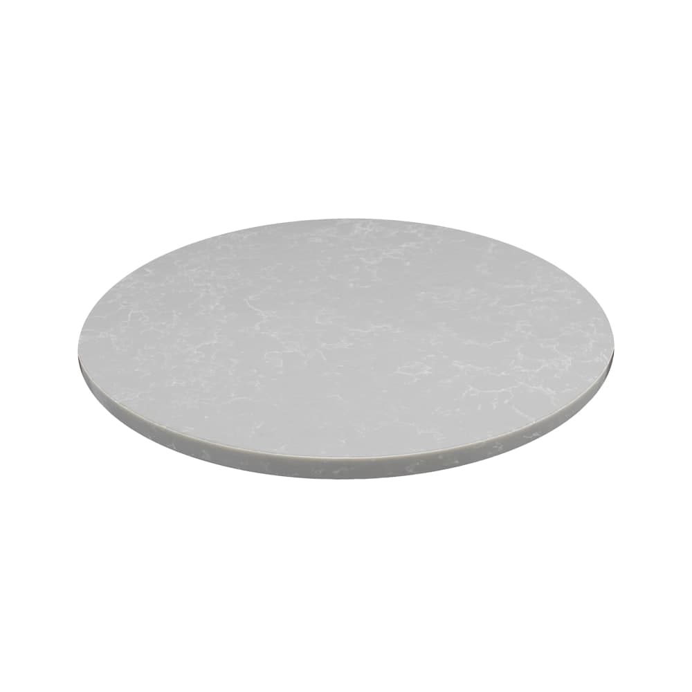 Art Marble 30" Round Quartz Table Top, Nebula Gray (Q41530RD)