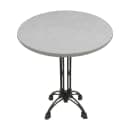 Art Marble 48" Round Quartz Table Top, Nebula Gray (Q41548RD) thumbnail 2