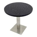 Art Marble 40 3/4" Bar Height Table Base - Indoor/Outdoor, Stainless (SS05-17H) thumbnail 2