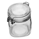 Libbey 17209925 25 1/4 oz Glass Jar - Clamp Lid, Large Opening, Rubber Seal thumbnail 2