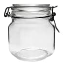 Libbey 17209925 25 1/4 oz Glass Jar - Clamp Lid, Large Opening, Rubber Seal thumbnail 4