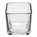 Libbey 5475 14 oz Clear Glass Cube Voltive Candle Holder thumbnail 3